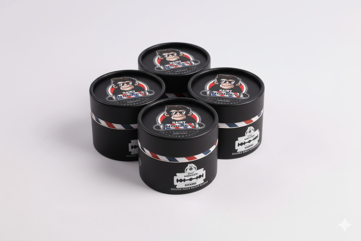 Hairy Monkey Diamond Razor Blades - 100 Premium Double Edge Stainless Steel Blades (Free Shipping)