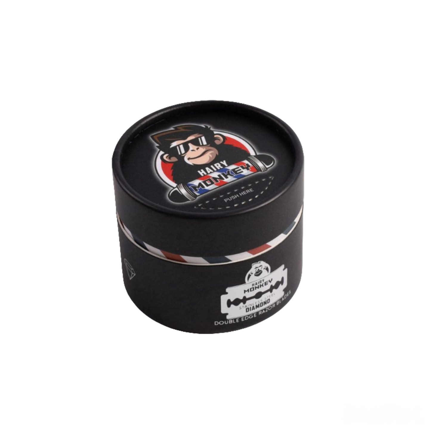 Hairy Monkey Diamond Razor Blades - 100 Premium Double Edge Stainless Steel Blades (Free Shipping)