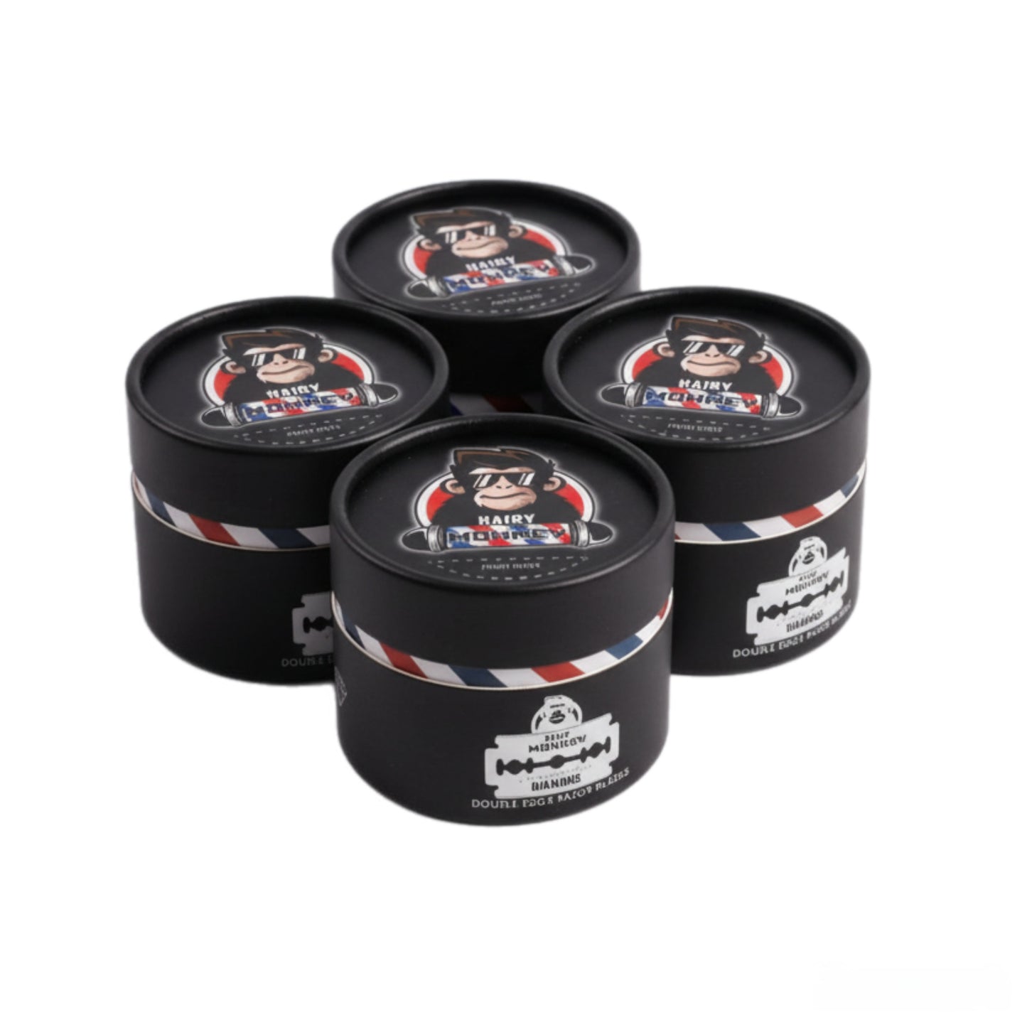 Hairy Monkey Diamond Razor Blades - 100 Premium Double Edge Stainless Steel Blades (Free Shipping)