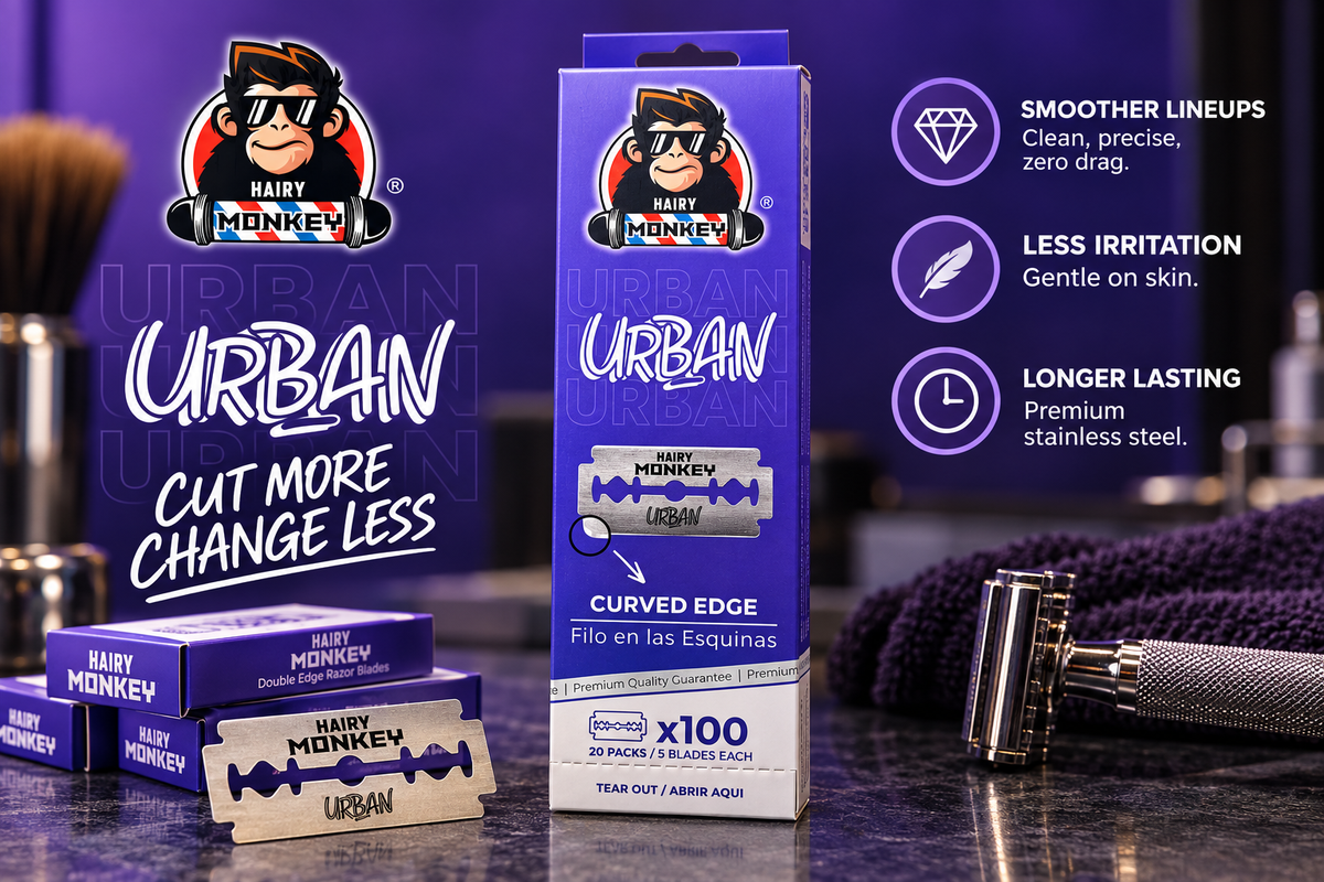 Double Edge Razor Blades (100 Pack) - Hairy Monkey Urban