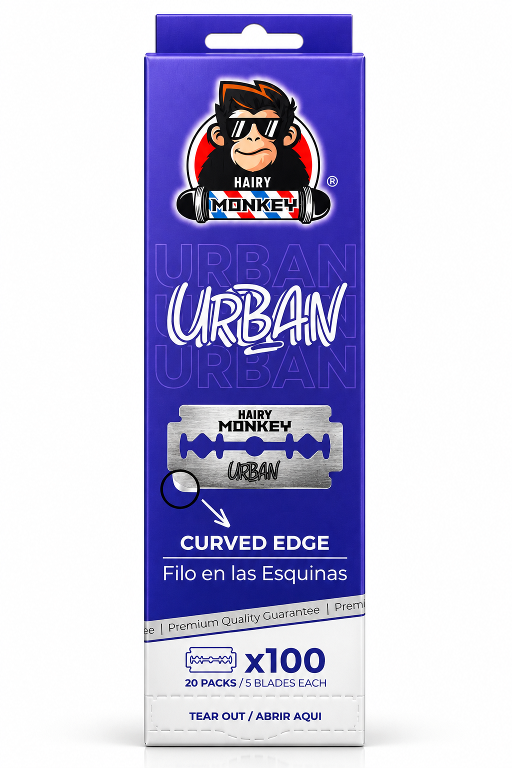 Double Edge Razor Blades (100 Pack) - Hairy Monkey Urban