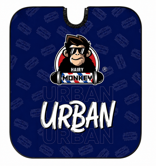 Barber Cape - Hairy Monkey Urban Professional Hair Cutting Cape