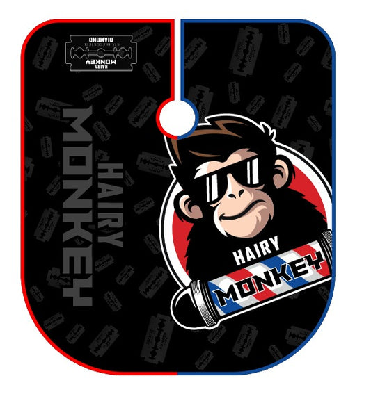 Barber Cape - Hairy Monkey Diamond Professional Hair Cutting Cape