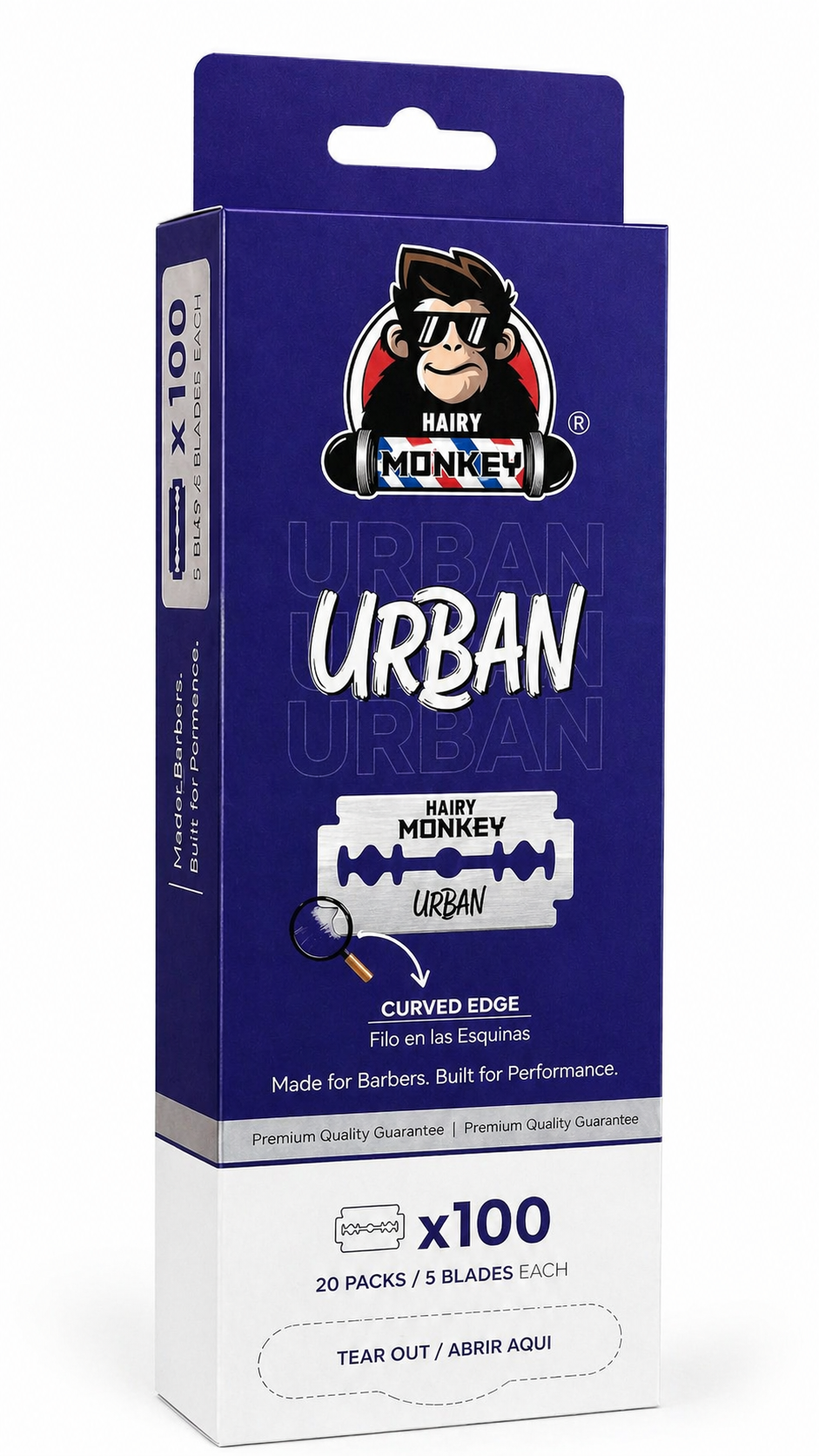 Double Edge Razor Blades (100 Pack) - Hairy Monkey Urban