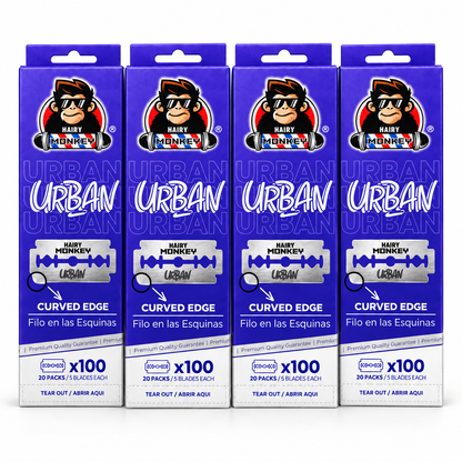 Double Edge Razor Blades (100 Pack) - Hairy Monkey Urban